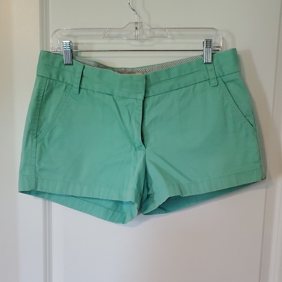 J. Crew Pants - EUC J. Crew Turquoise Green Chino Shorts